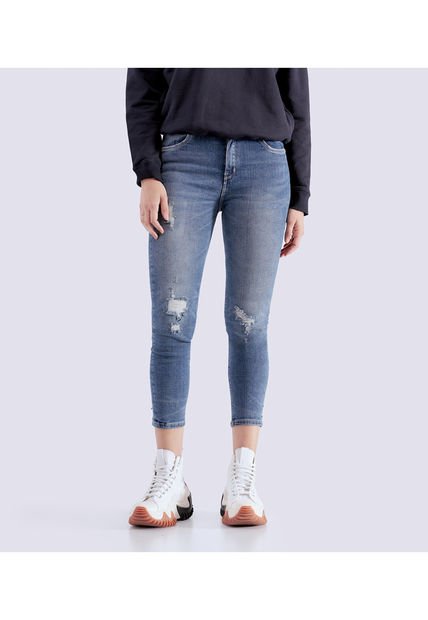 Jean Skinny Con Proceso Medio Para Mujer Unser