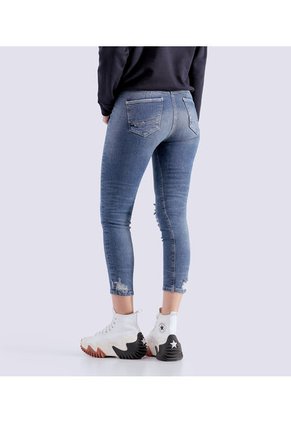 Jean Skinny Con Proceso Medio Para Mujer Unser