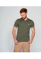 Camiseta Para Hombre Molderia Slim Con Puños Tejidos Combinados Unser de Unser