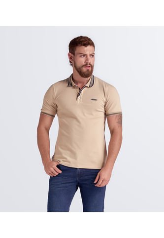 Polo Con Corte En Martingala Y Cuello Tejido Unser Unser