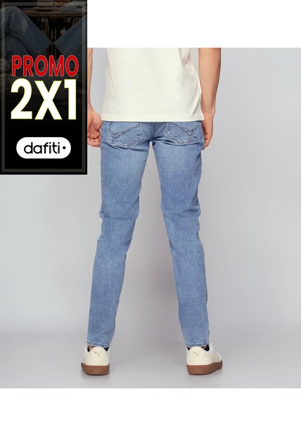 Jean Para Hombre Con Proceso Claro Unser