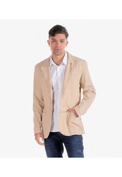 Blazer Para Hombre Unicolor Unser