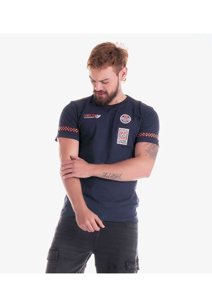 Camiseta Stiven Para Hombre Slim Unser