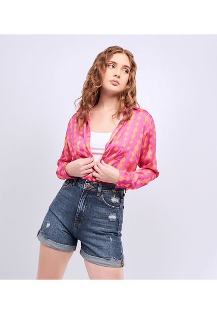 Blusa Para Mujer Camisera Manga Larga Unser