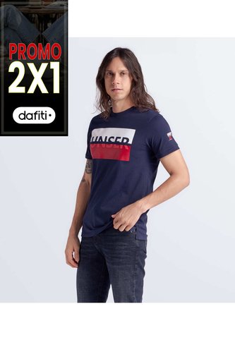 Camiseta Para Hombre Slim Unser Unser