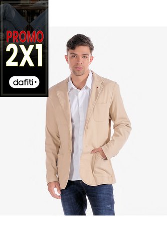 Blazer Para Hombre Unicolor Unser Unser