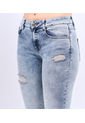 Jean Para Mujer Con Proceso Claro Y Rotos Unser de Unser
