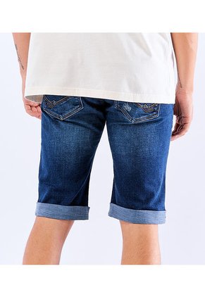 Bermuda En Indigo Con Proceso Oscuro Unser