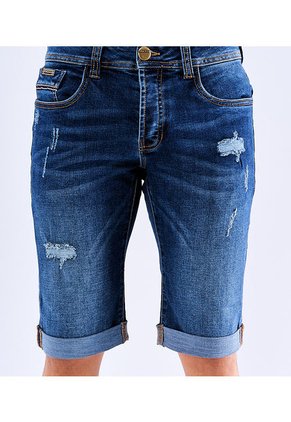 Bermuda En Indigo Con Proceso Oscuro Unser