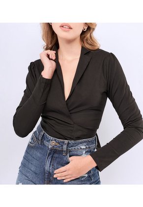 Blusa Para Mujer Corta Tipo Blazer Unser