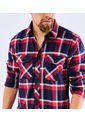 Camisa Leñadora Manga Larga Roja Hombre Unser de Unser