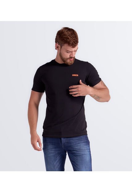 Camiseta Para Hombre Slim Unser