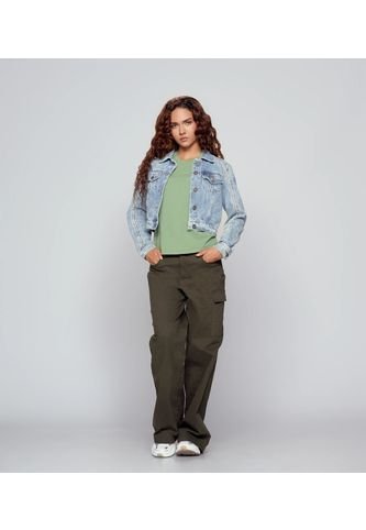 Pantalon Tipo Cargo Con Bolsillos Para Mujer Unser Unser