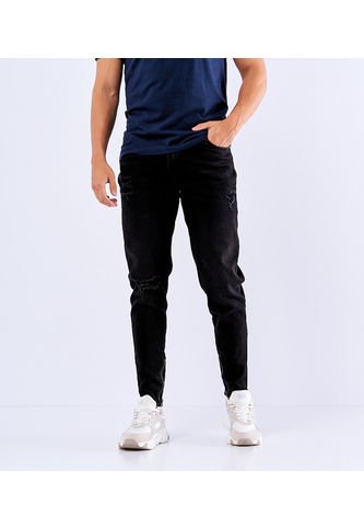 Unser - Jeans Hombre Skinny Negro Unser