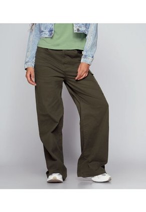 Pantalon Tipo Cargo Con Bolsillos Para Mujer Unser