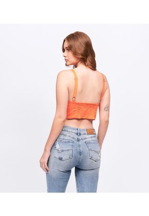 Blusa Para Mujer Corta De Tiras Unser