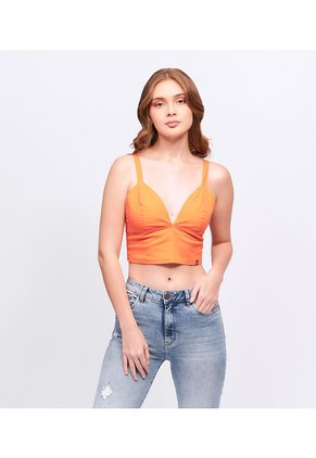 Blusa Para Mujer Corta De Tiras Unser