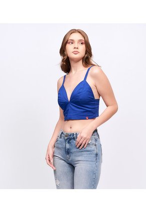 Blusa Para Mujer Corta De Tiras Unser