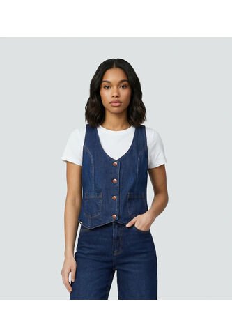 Chaleco Para Mujer Azul Medio_Oscuro Unser Unser