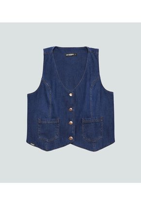 Chaleco Para Mujer Azul Medio_Oscuro Unser