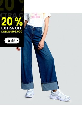 Jean Para Mujer Wide Leg Unser Unser