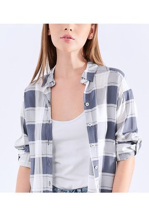 Camisa De Cuadros Para Mujer Unser