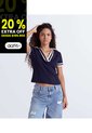 Blusa Para Mujer Tejida Con Cuello Unser de Unser