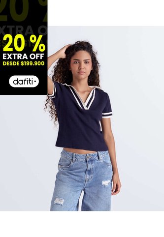 Blusa Para Mujer Tejida Con Cuello Unser Unser