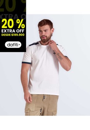 Camiseta Comfort Unicolor Estampado Unser