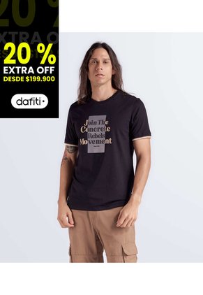 Camiseta Unicolor Estampada Unser