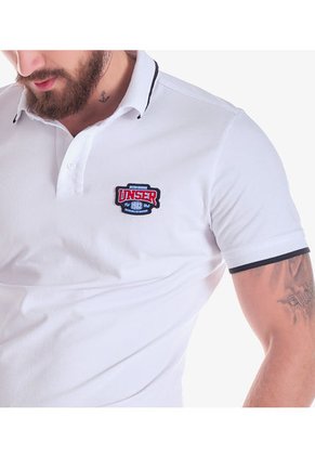 Polo Slim Bordado Para Hombre Unser