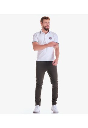 Polo Slim Bordado Para Hombre Unser