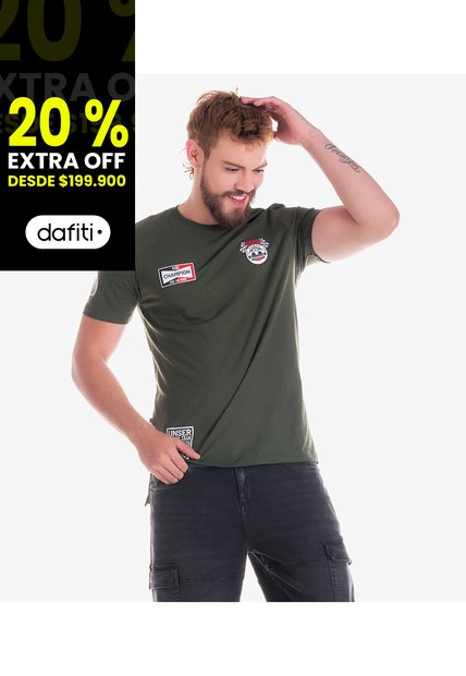 Camiseta Tomas Para Hombre Comfort Unser
