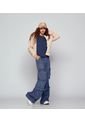 Jean Cargo Con Proceso Para Mujer Unser de Unser