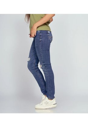 Jean Bota Recta Con Proceso Y Bolsillos Unser