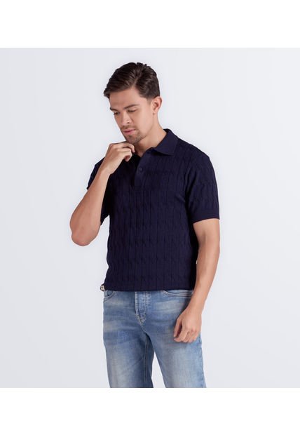 Polo Para Hombre Tejido Slim Unser