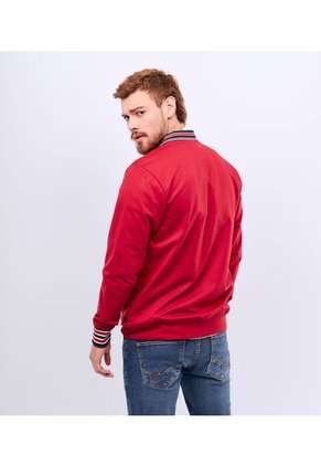 Buzo Para Hombre Unicolor Con Cremallera En Delantero Unser