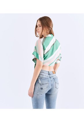 Blusa Para Mujer Corta Para Anudar Unser