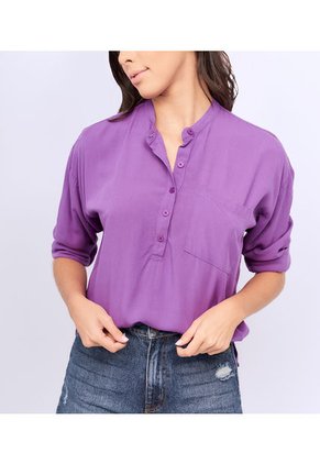 Blusa Para Mujer Camisera Manga Larga Unser
