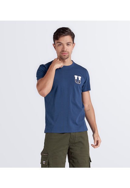 Camiseta  Para Hombre Molderia Comfort  Con Estampado Unser