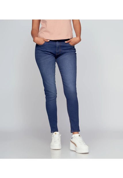 Jean Skinny Con Proceso Y Bolsillos Unser