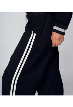 Pantalon Bota Recta Con Cordon Y Sesgos Unser