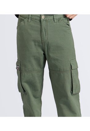 Pantalon Para Hombre Tipo Cargo Unicolor Unser