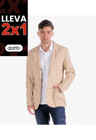 Blazer Para Hombre Unicolor Unser Unser