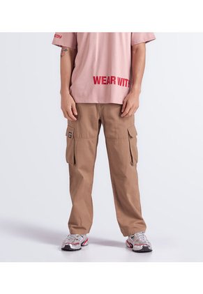 Pantalon Para Hombre Tipo Cargo Unicolor Unser