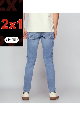 Jean Para Hombre Con Proceso Claro Unser Unser