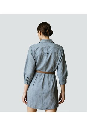 Vestido Para Mujer Azul Medio_Oscuro Unser