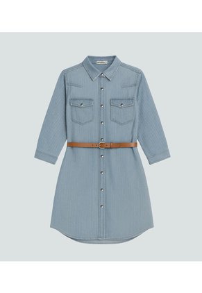 Vestido Para Mujer Azul Medio_Oscuro Unser