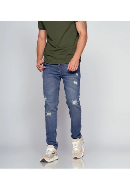 Jean Con Rotos  Para Hombre Unser