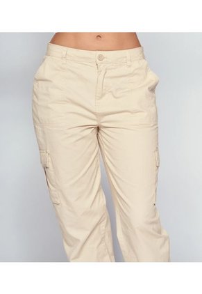 Jogger Unicolor Con Bolsillos Tipo Cargo Unser